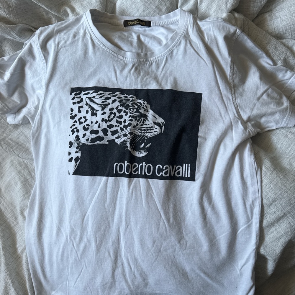 Roberto Cavalli Classic White Tee